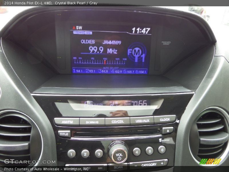 Crystal Black Pearl / Gray 2014 Honda Pilot EX-L 4WD