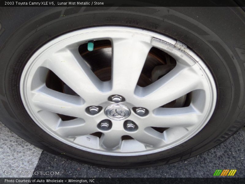 Lunar Mist Metallic / Stone 2003 Toyota Camry XLE V6