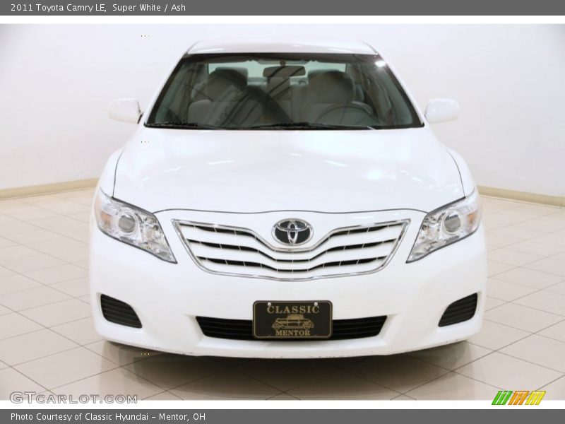 Super White / Ash 2011 Toyota Camry LE