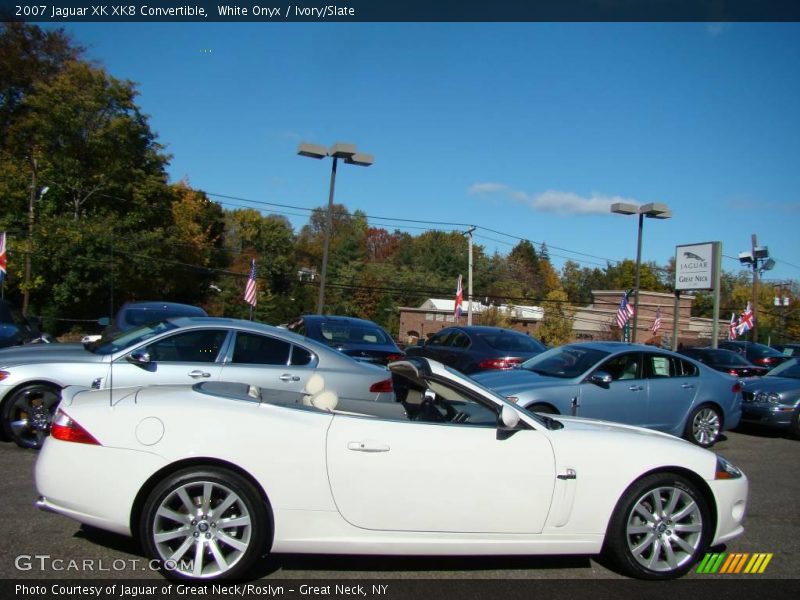 White Onyx / Ivory/Slate 2007 Jaguar XK XK8 Convertible
