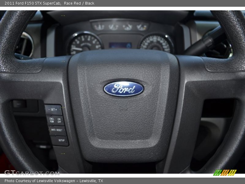 Race Red / Black 2011 Ford F150 STX SuperCab