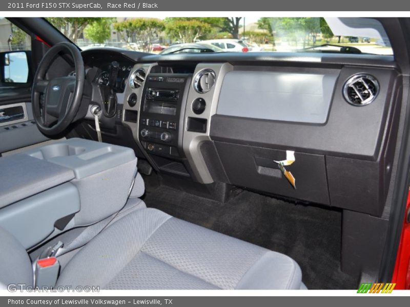 Race Red / Black 2011 Ford F150 STX SuperCab