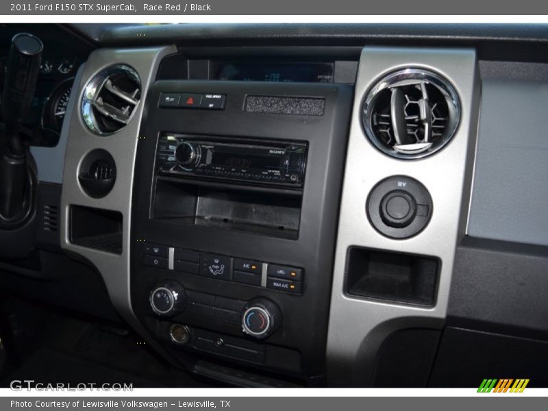 Race Red / Black 2011 Ford F150 STX SuperCab