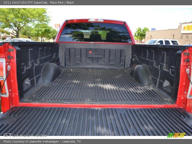 Race Red / Black 2011 Ford F150 STX SuperCab