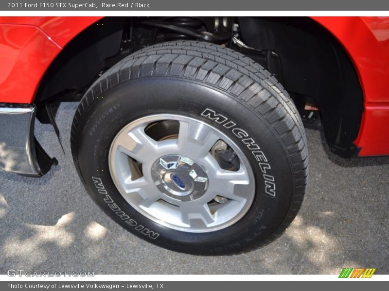 Race Red / Black 2011 Ford F150 STX SuperCab