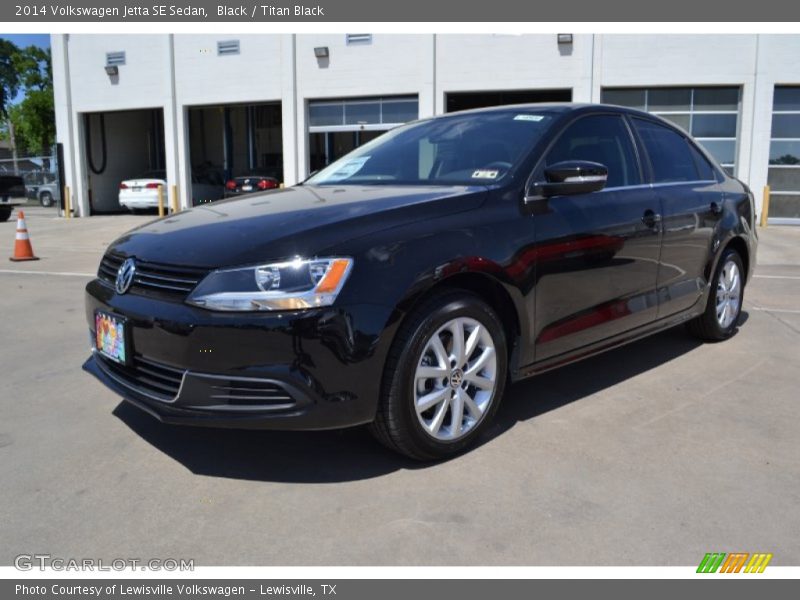 Black / Titan Black 2014 Volkswagen Jetta SE Sedan