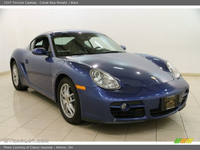 Cobalt Blue Metallic / Black 2007 Porsche Cayman
