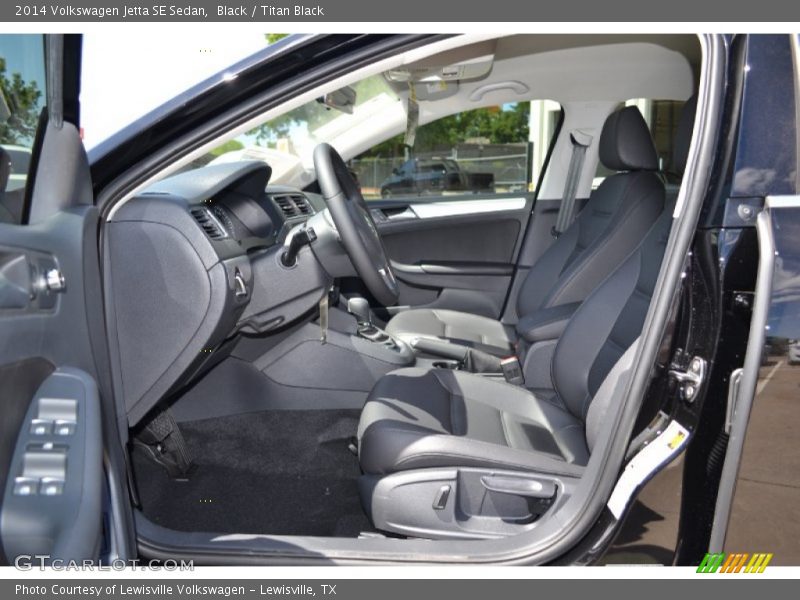 Black / Titan Black 2014 Volkswagen Jetta SE Sedan