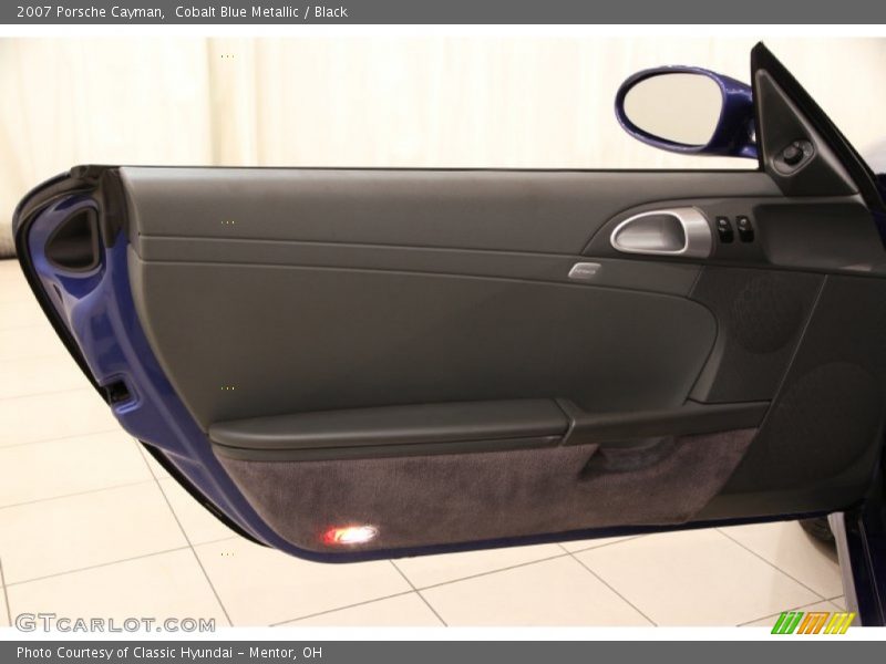 Cobalt Blue Metallic / Black 2007 Porsche Cayman