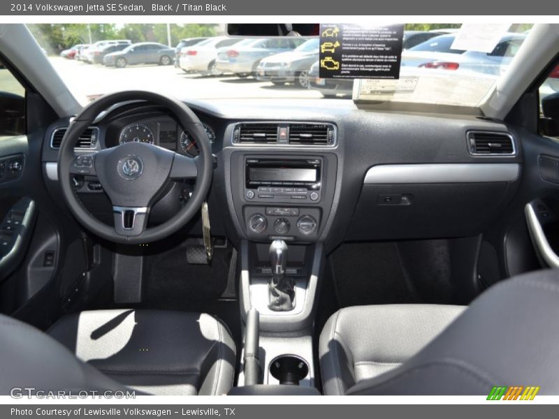 Black / Titan Black 2014 Volkswagen Jetta SE Sedan