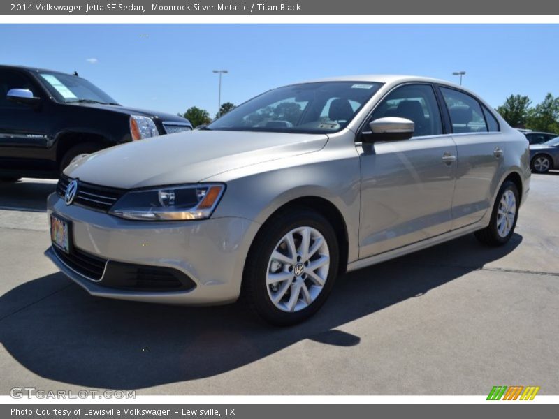 Moonrock Silver Metallic / Titan Black 2014 Volkswagen Jetta SE Sedan
