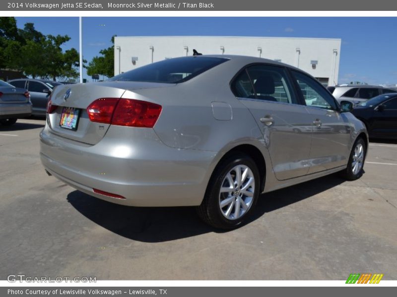 Moonrock Silver Metallic / Titan Black 2014 Volkswagen Jetta SE Sedan