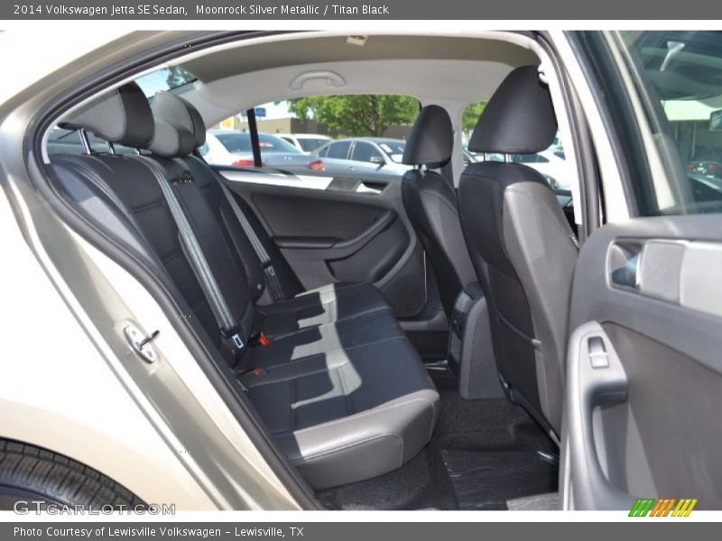 Moonrock Silver Metallic / Titan Black 2014 Volkswagen Jetta SE Sedan