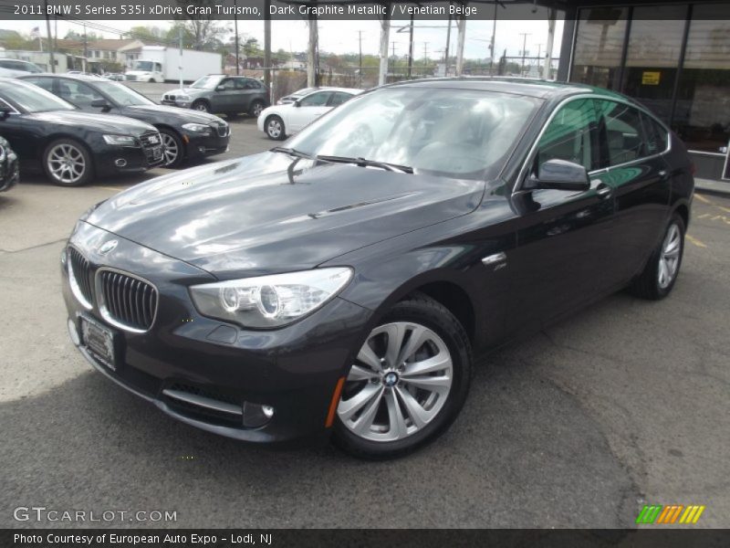 Dark Graphite Metallic / Venetian Beige 2011 BMW 5 Series 535i xDrive Gran Turismo