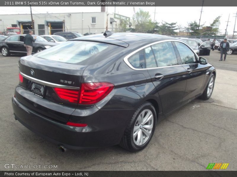 Dark Graphite Metallic / Venetian Beige 2011 BMW 5 Series 535i xDrive Gran Turismo