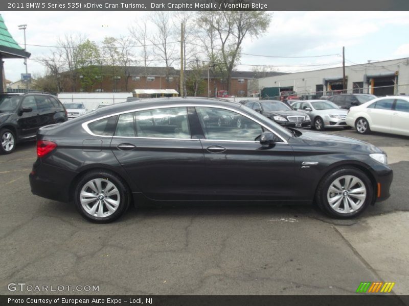 Dark Graphite Metallic / Venetian Beige 2011 BMW 5 Series 535i xDrive Gran Turismo