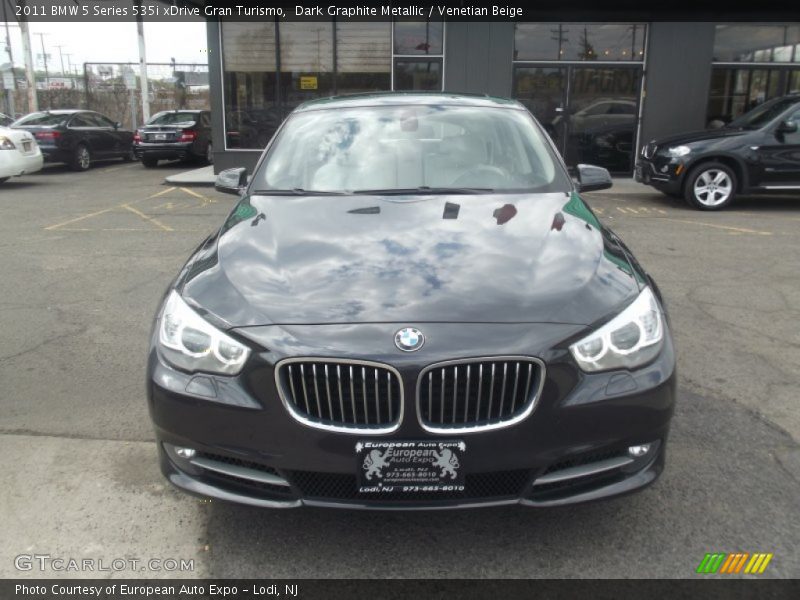 Dark Graphite Metallic / Venetian Beige 2011 BMW 5 Series 535i xDrive Gran Turismo