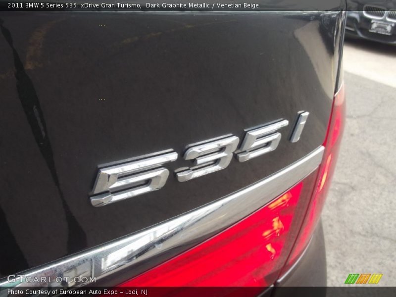 Dark Graphite Metallic / Venetian Beige 2011 BMW 5 Series 535i xDrive Gran Turismo