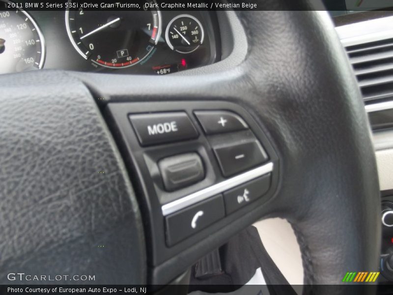 Dark Graphite Metallic / Venetian Beige 2011 BMW 5 Series 535i xDrive Gran Turismo
