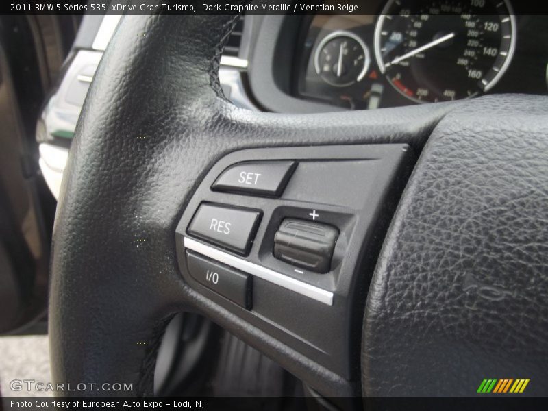 Dark Graphite Metallic / Venetian Beige 2011 BMW 5 Series 535i xDrive Gran Turismo