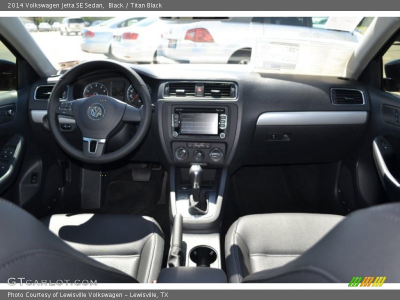 Black / Titan Black 2014 Volkswagen Jetta SE Sedan