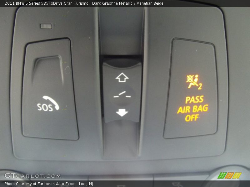 Dark Graphite Metallic / Venetian Beige 2011 BMW 5 Series 535i xDrive Gran Turismo