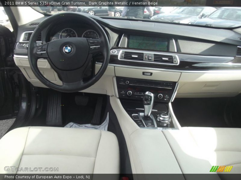 Dark Graphite Metallic / Venetian Beige 2011 BMW 5 Series 535i xDrive Gran Turismo