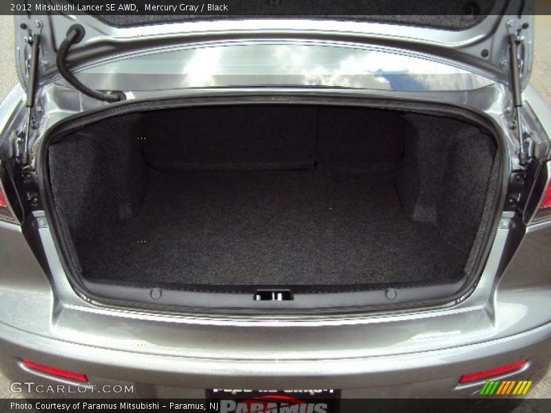 Mercury Gray / Black 2012 Mitsubishi Lancer SE AWD