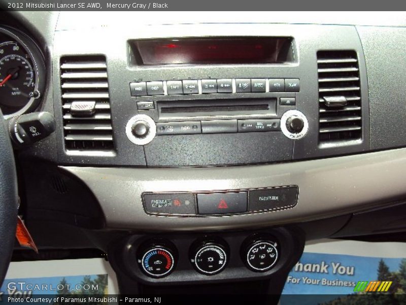 Mercury Gray / Black 2012 Mitsubishi Lancer SE AWD