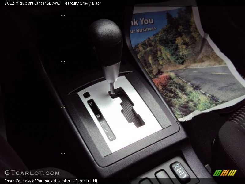 Mercury Gray / Black 2012 Mitsubishi Lancer SE AWD
