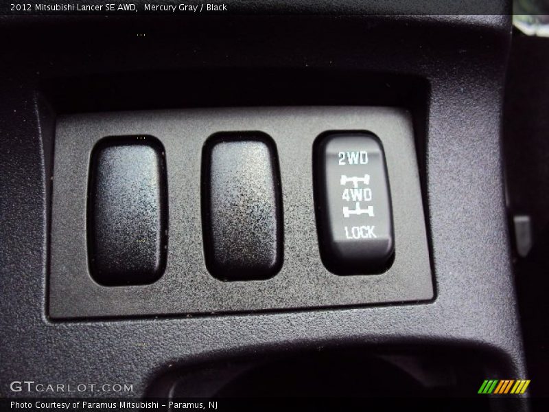 Mercury Gray / Black 2012 Mitsubishi Lancer SE AWD