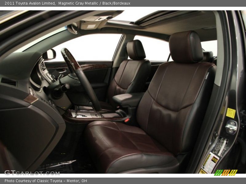 Magnetic Gray Metallic / Black/Bordeaux 2011 Toyota Avalon Limited