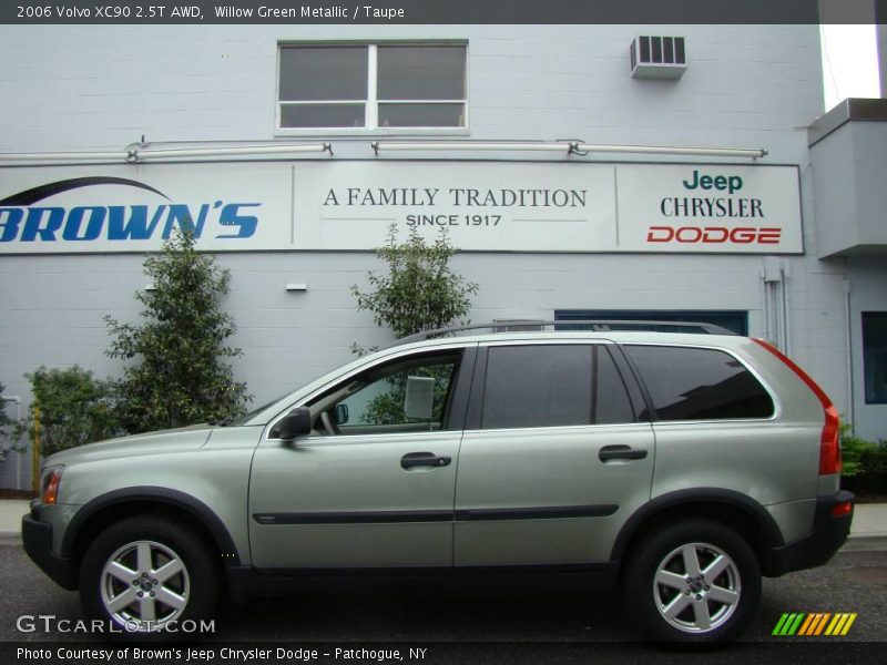 Willow Green Metallic / Taupe 2006 Volvo XC90 2.5T AWD
