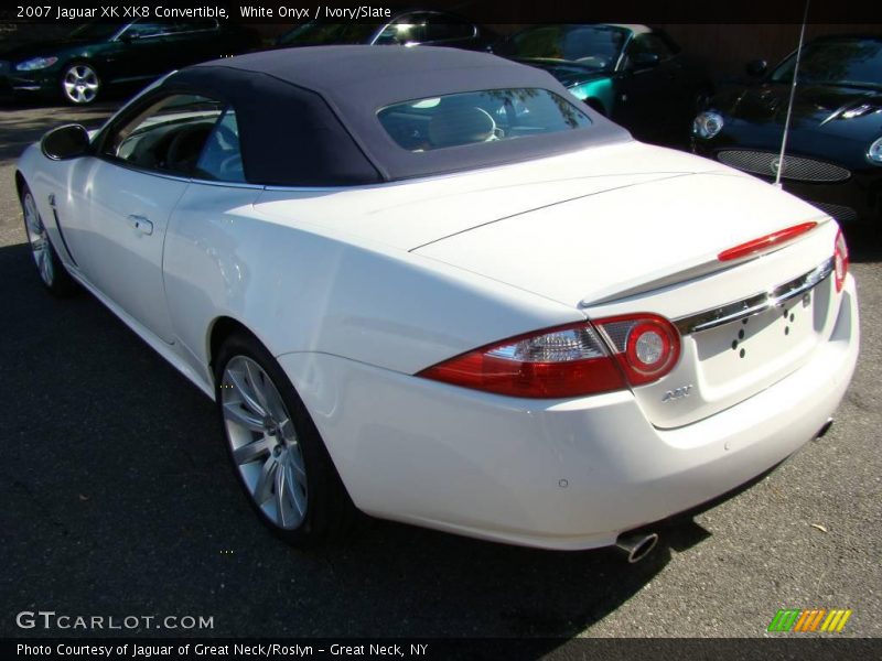 White Onyx / Ivory/Slate 2007 Jaguar XK XK8 Convertible