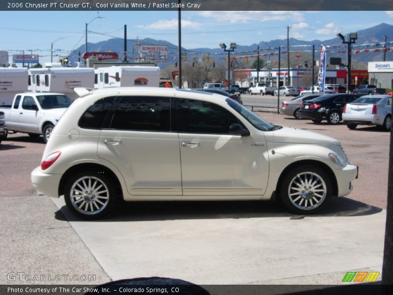 Cool Vanilla White / Pastel Slate Gray 2006 Chrysler PT Cruiser GT