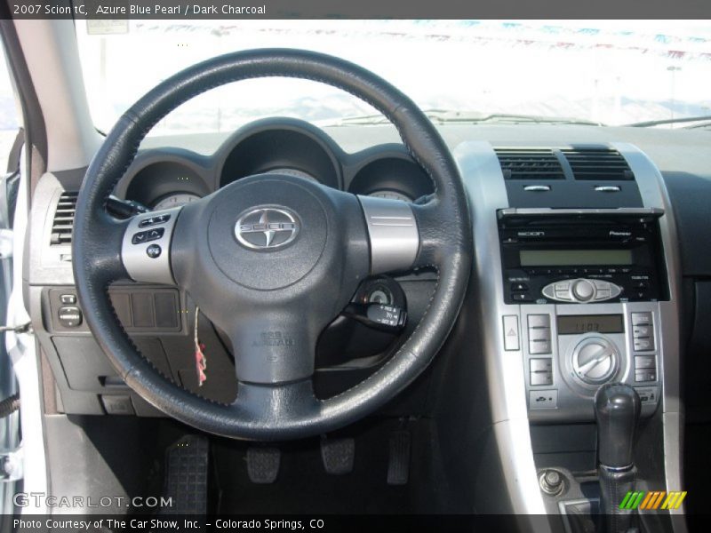 Azure Blue Pearl / Dark Charcoal 2007 Scion tC