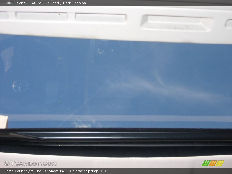 Azure Blue Pearl / Dark Charcoal 2007 Scion tC