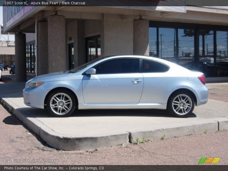 Azure Blue Pearl / Dark Charcoal 2007 Scion tC