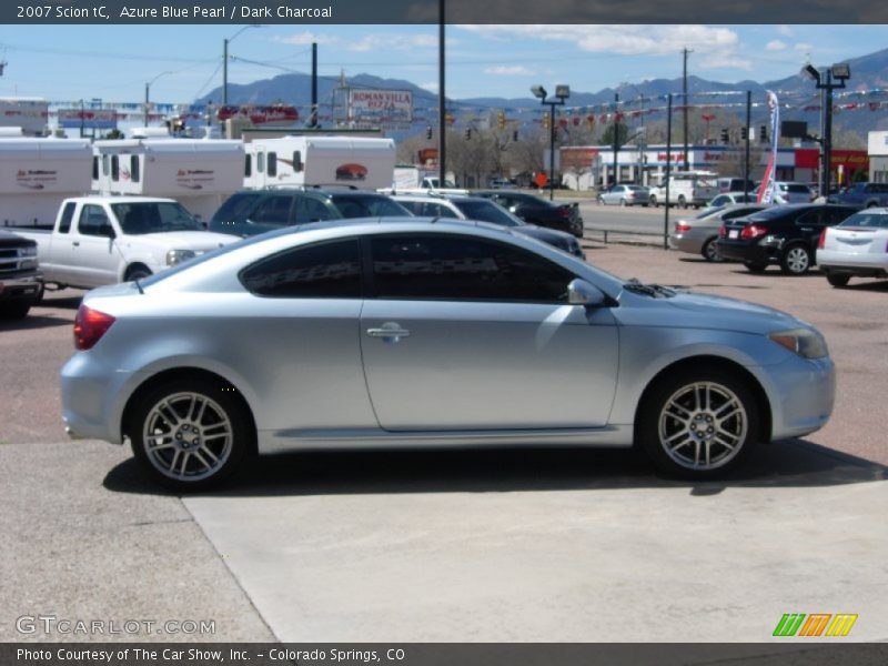 Azure Blue Pearl / Dark Charcoal 2007 Scion tC