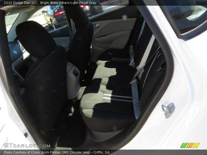 Bright White / Black/Light Diesel Gray 2013 Dodge Dart SXT