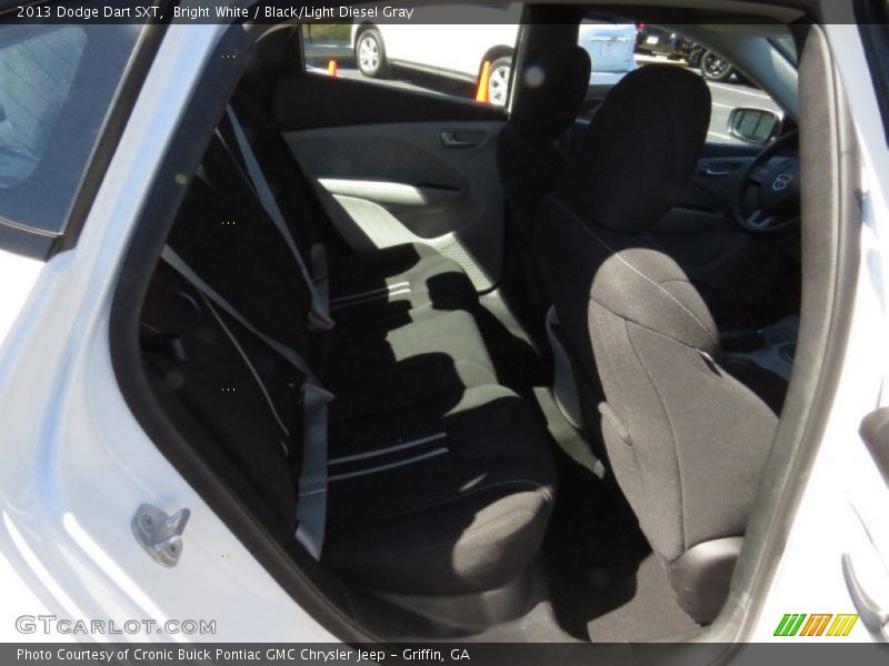 Bright White / Black/Light Diesel Gray 2013 Dodge Dart SXT