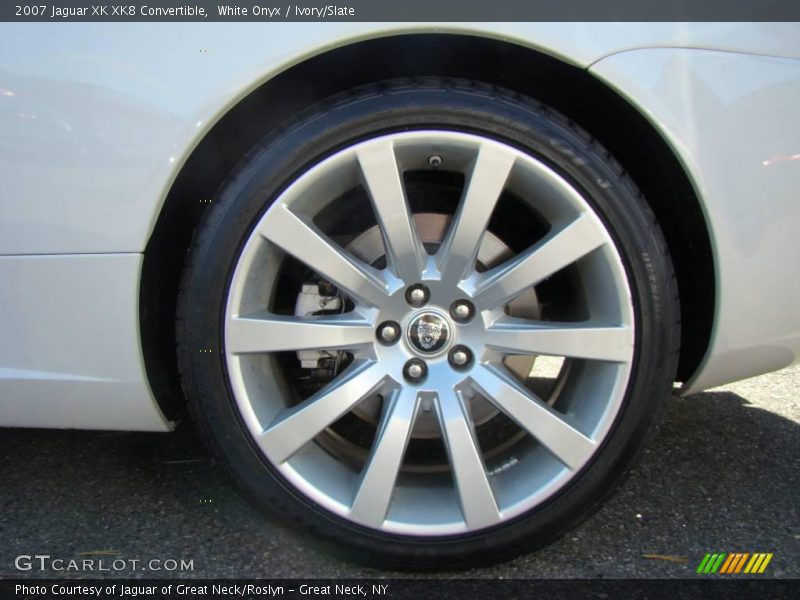 White Onyx / Ivory/Slate 2007 Jaguar XK XK8 Convertible