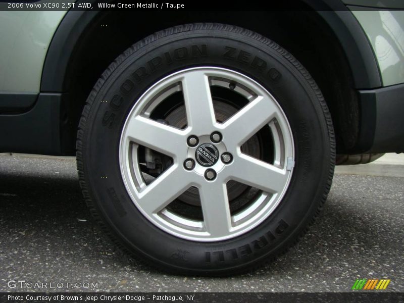 Willow Green Metallic / Taupe 2006 Volvo XC90 2.5T AWD