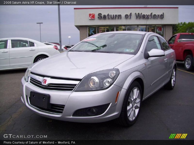 Star Silver / Charcoal 2008 Saturn Astra XR Coupe
