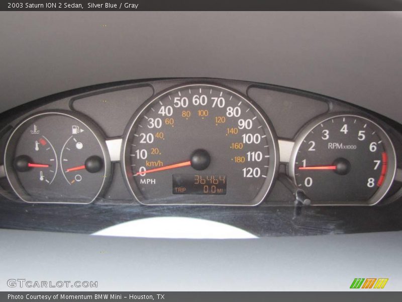 Silver Blue / Gray 2003 Saturn ION 2 Sedan