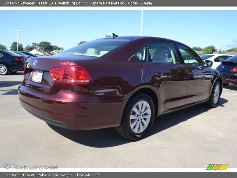 Opera Red Metallic / Cornsilk Beige 2014 Volkswagen Passat 1.8T Wolfsburg Edition
