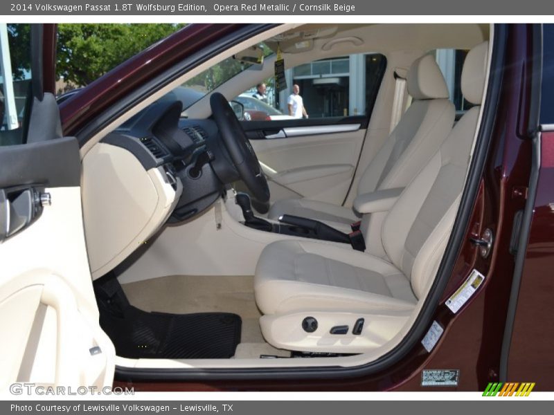 Opera Red Metallic / Cornsilk Beige 2014 Volkswagen Passat 1.8T Wolfsburg Edition