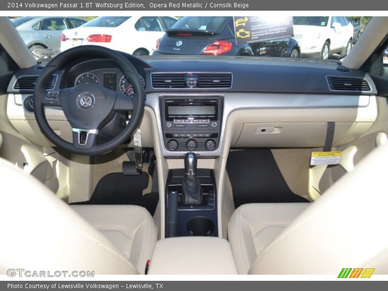 Opera Red Metallic / Cornsilk Beige 2014 Volkswagen Passat 1.8T Wolfsburg Edition