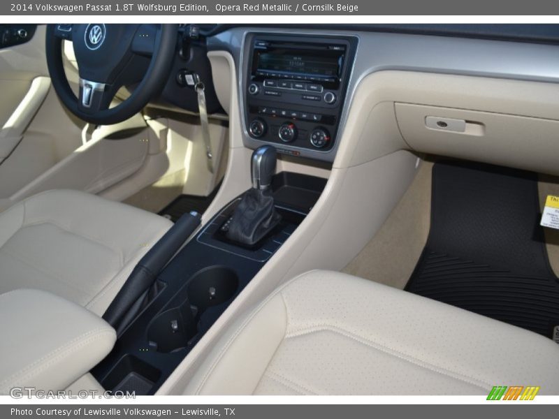 Opera Red Metallic / Cornsilk Beige 2014 Volkswagen Passat 1.8T Wolfsburg Edition