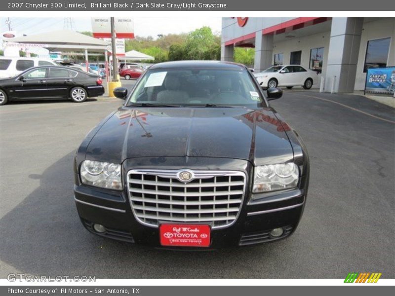 Brilliant Black / Dark Slate Gray/Light Graystone 2007 Chrysler 300 Limited